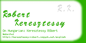 robert keresztessy business card